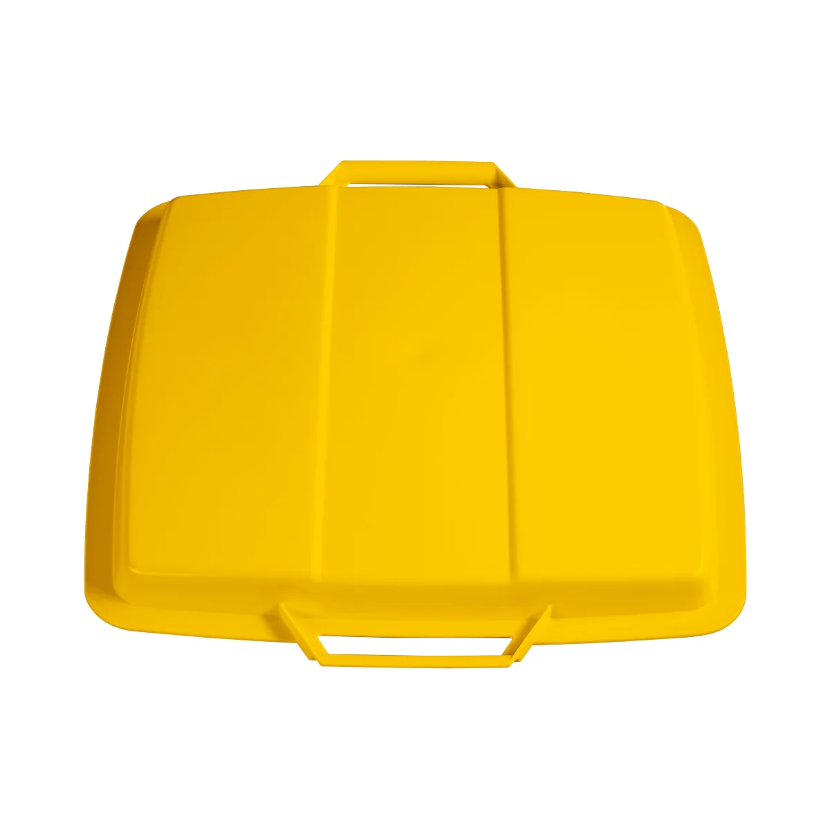 Tapa para cubo de basura 90 l, amarillo