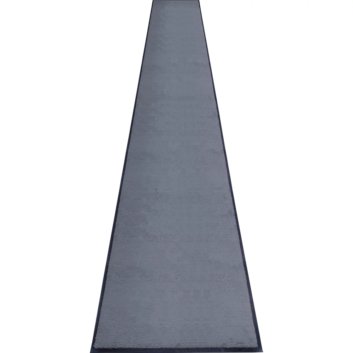 tapis anti-salissures miltex Eazycare Style, angulaire, antistatique, résistant aux UV, lavable, nylon haute torsion &amp; caoutchouc Niltril, 850 x 3000 mm, bleu-gris