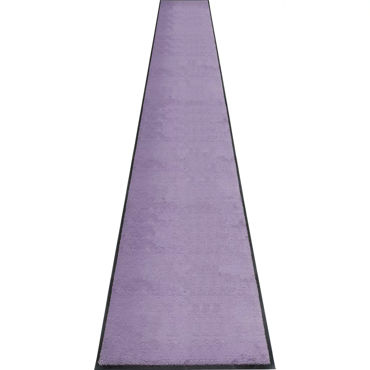tapis anti-salissures miltex Eazycare Style, angulaire, antistatique, résistant aux UV, lavable, nylon haute torsion &amp; caoutchouc niltril, 850 x 3000 mm, bleu-violet
