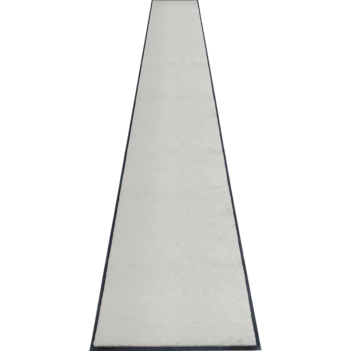 tapis anti-salissures miltex Eazycare Style, angulaire, antistatique, résistant aux UV, lavable, nylon haute torsion &amp; caoutchouc niltril, 850 x 3000 mm, gris agate