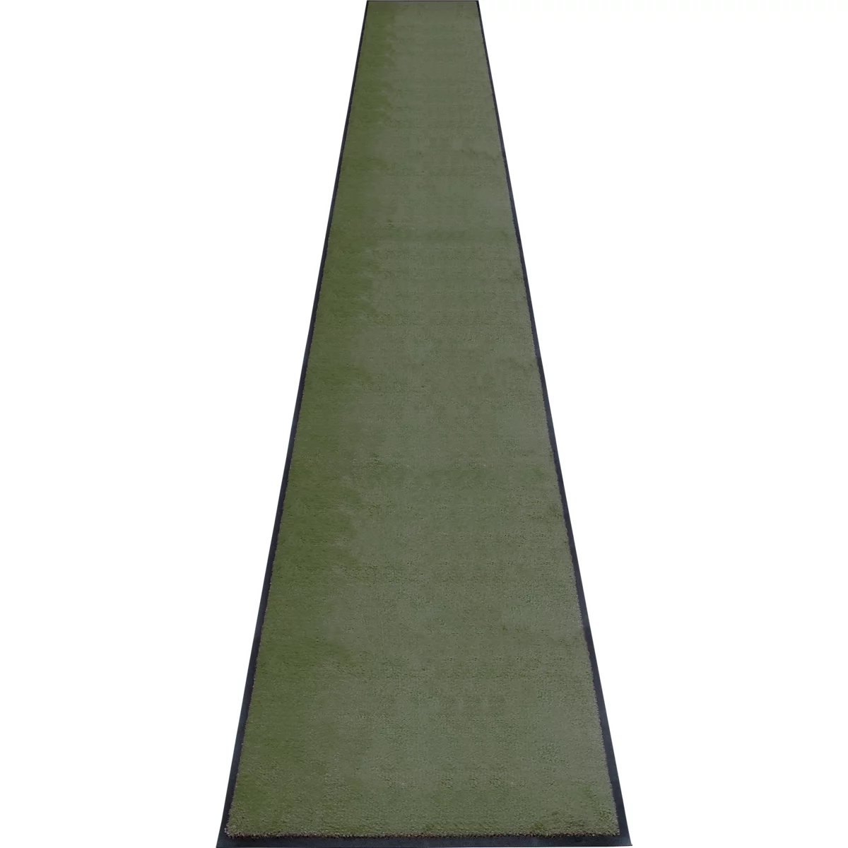 tapis anti-salissures miltex Eazycare Style, angulaire, antistatique, résistant aux UV, lavable, nylon haute torsion et caoutchouc niltril, 850 x 3000 mm, vert oxyde de chrome