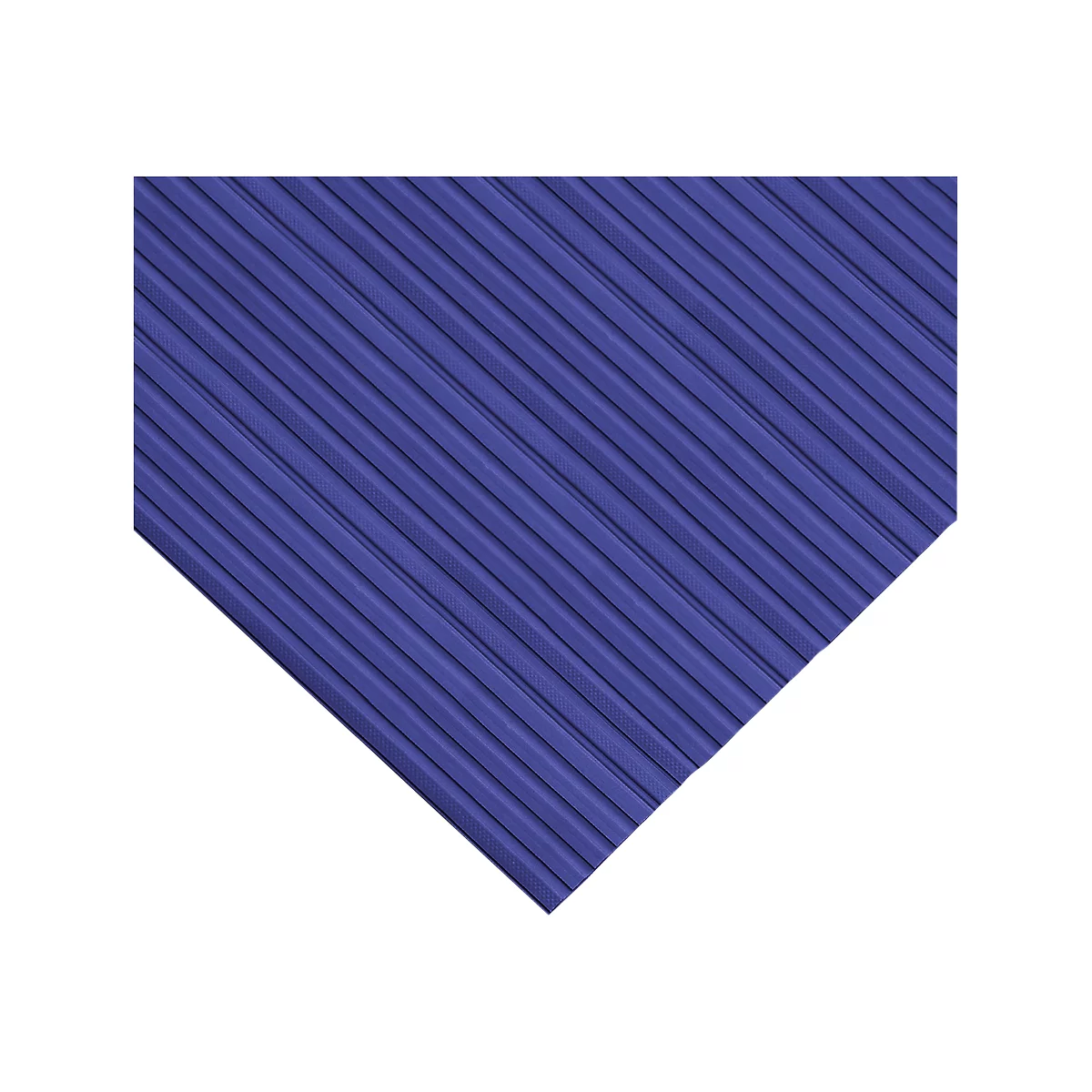 Tapis chemin ergonomique, à la découpe, 1000 mm de large, bleu
