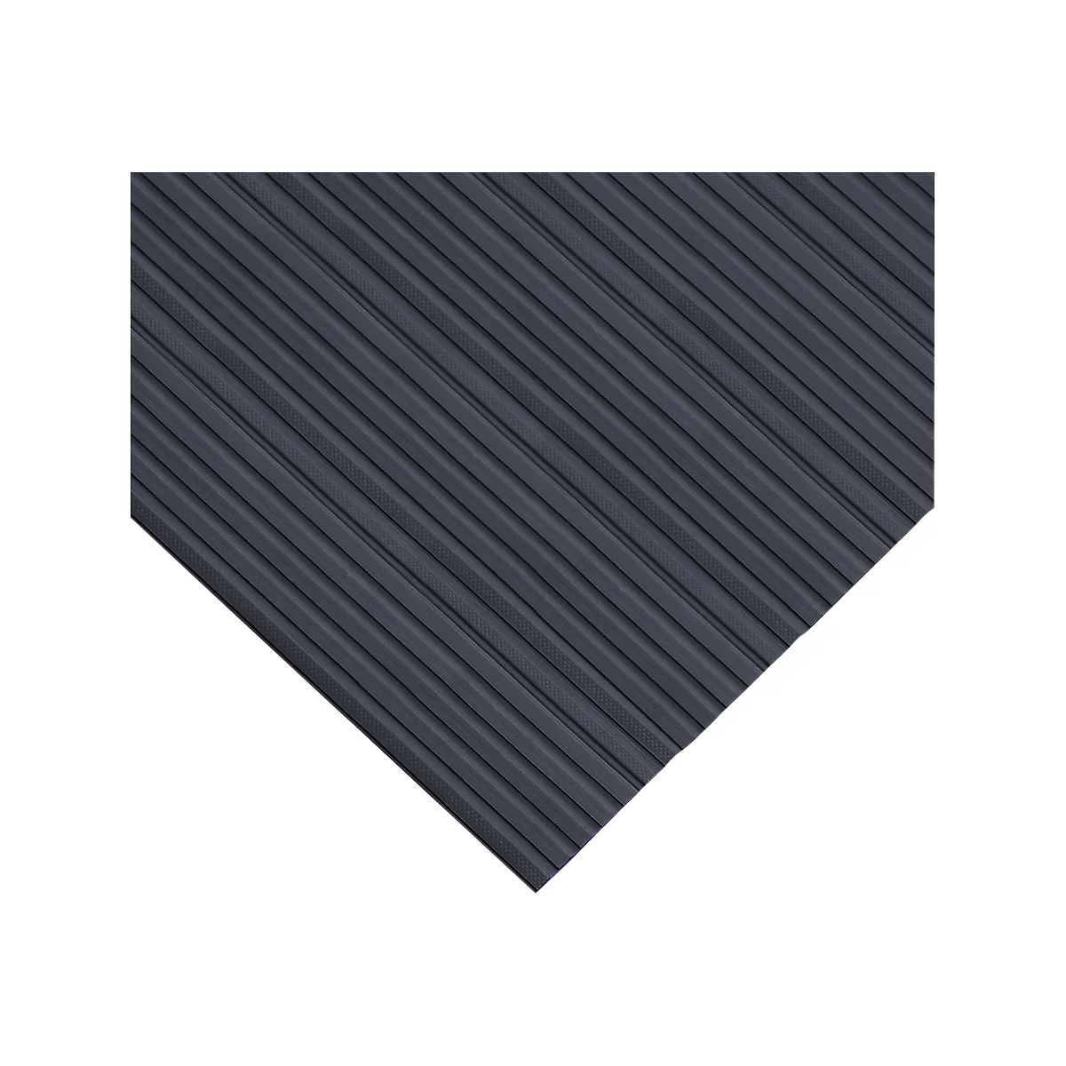 Tapis chemin ergonomique, à la découpe, 800 mm de large, noir