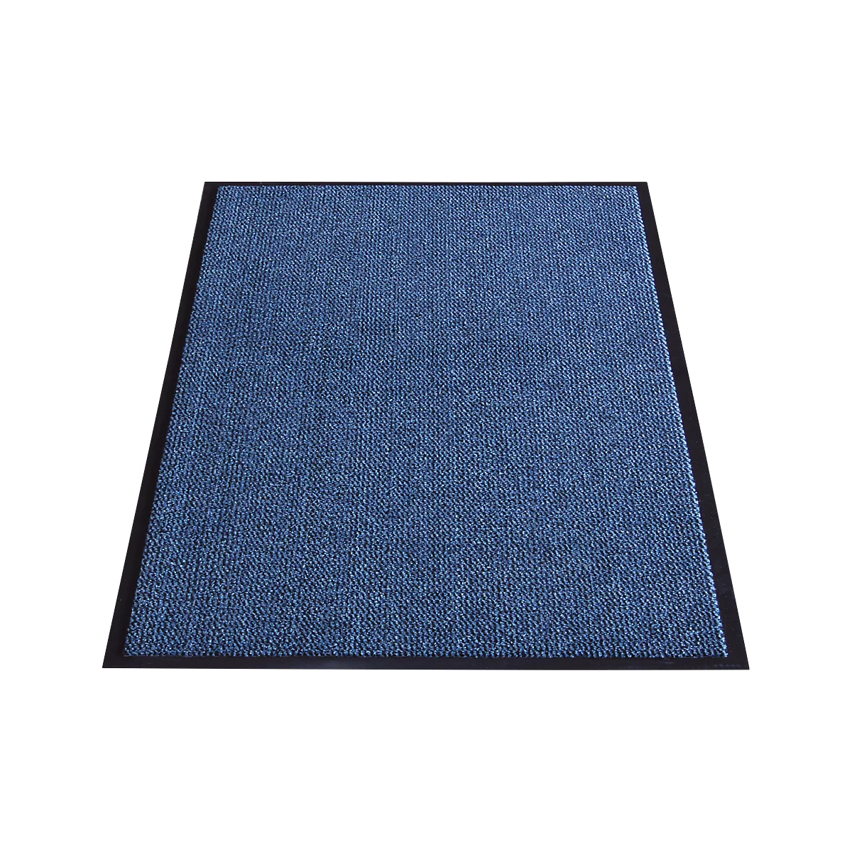 Tapis de propreté Eazycare Econ, pour l'intérieur, résistant aux UV, surface chinée, dos en vinyle antidérapant, L 1500 x l 900 mm, PP, bleu