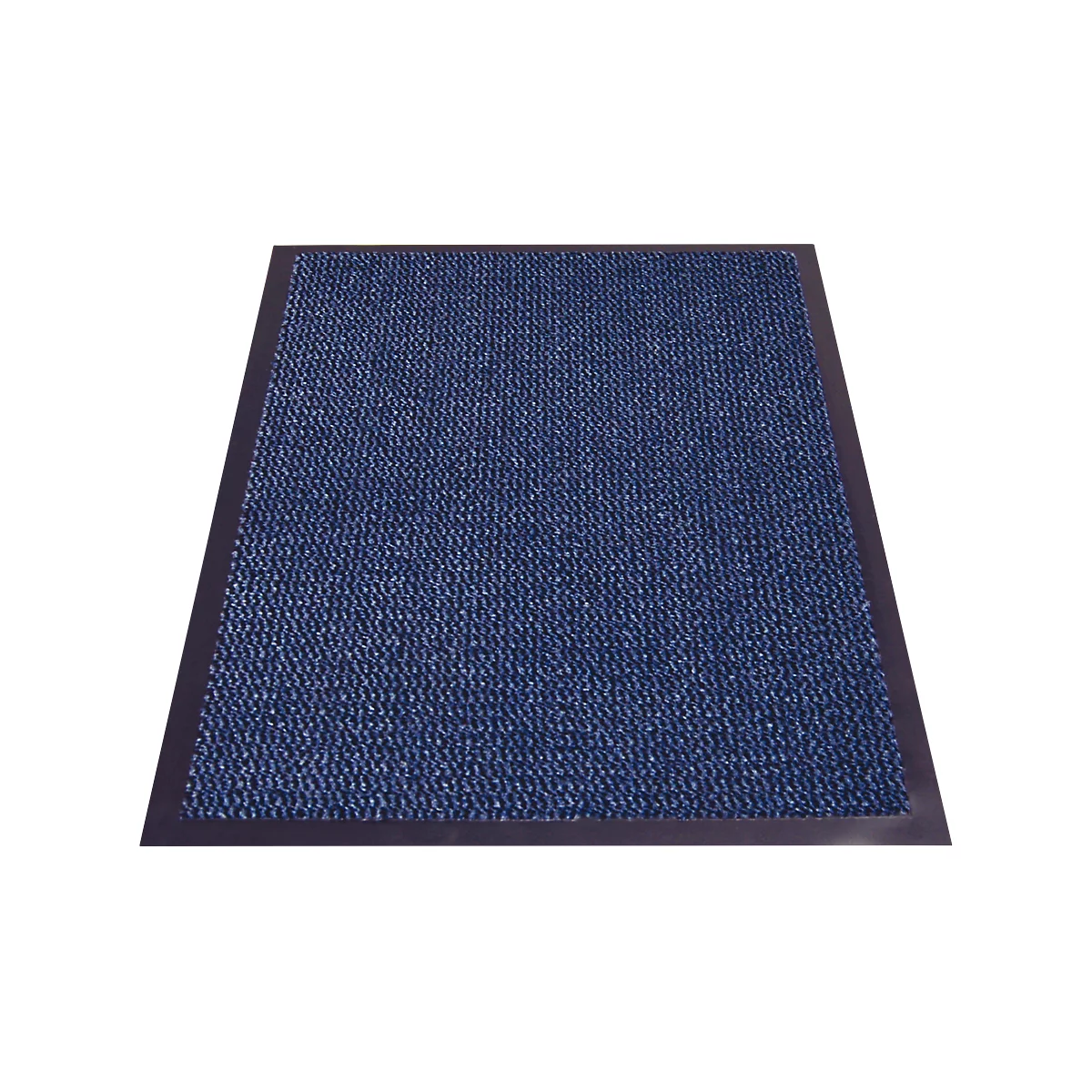 Tapis de propreté Eazycare Econ, pour l'intérieur, résistant aux UV, surface chinée, dos en vinyle antidérapant, L 900 x l 600 mm, PP, bleu