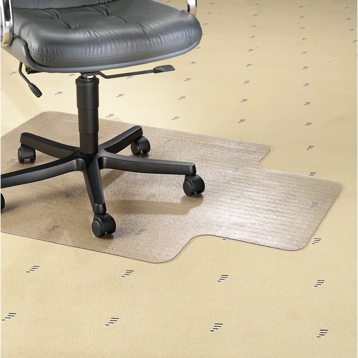 Tapis de protection de sol pour moquettes, carré, prédécoupé, 900 x 1200