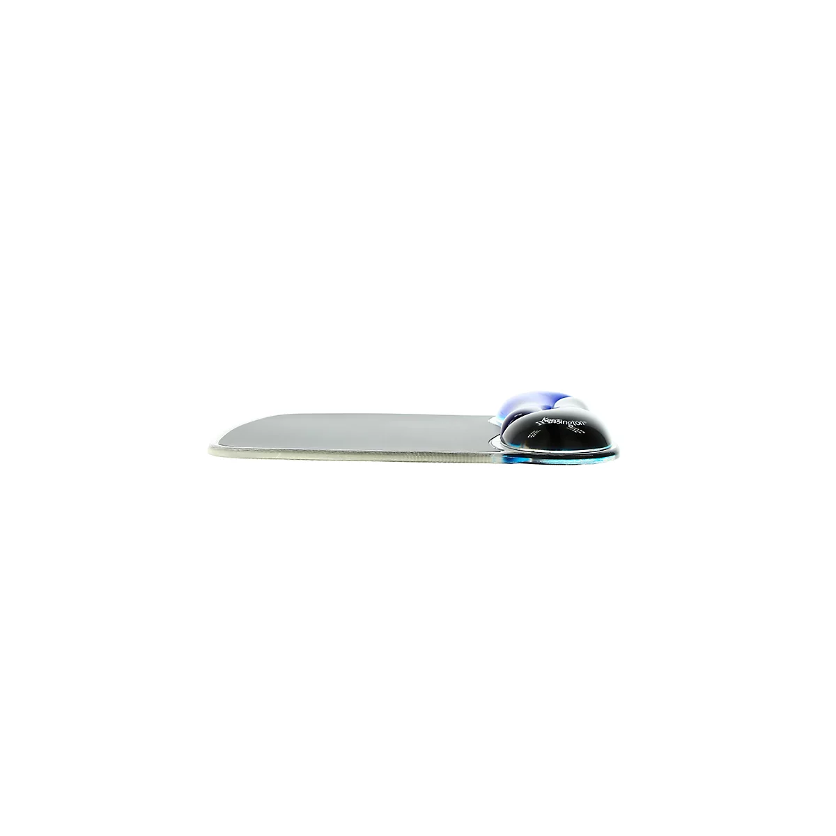 Tapis de souris avec coussinet en gel Kensington Duo, canaux d'aération, fonction mémoire, L 182 x P 240 x H 25 mm, bleu-gris