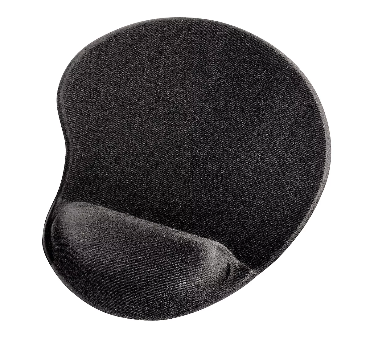 Tapis de souris / repose-poignet PlushTouch™ Mince noir