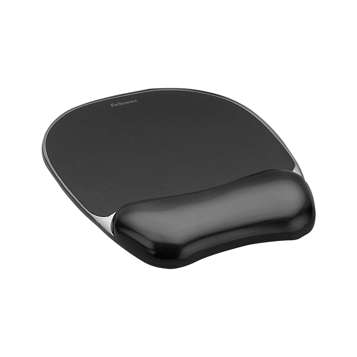 Tapis souris ave repose-poignets Crystal Gel - noir