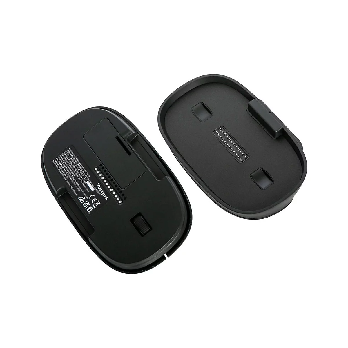 Targus ErgoFlip EcoSmart - Maus - nachhaltig, beidhändig - ergonomisch - rechts- und linkshändig - optisch