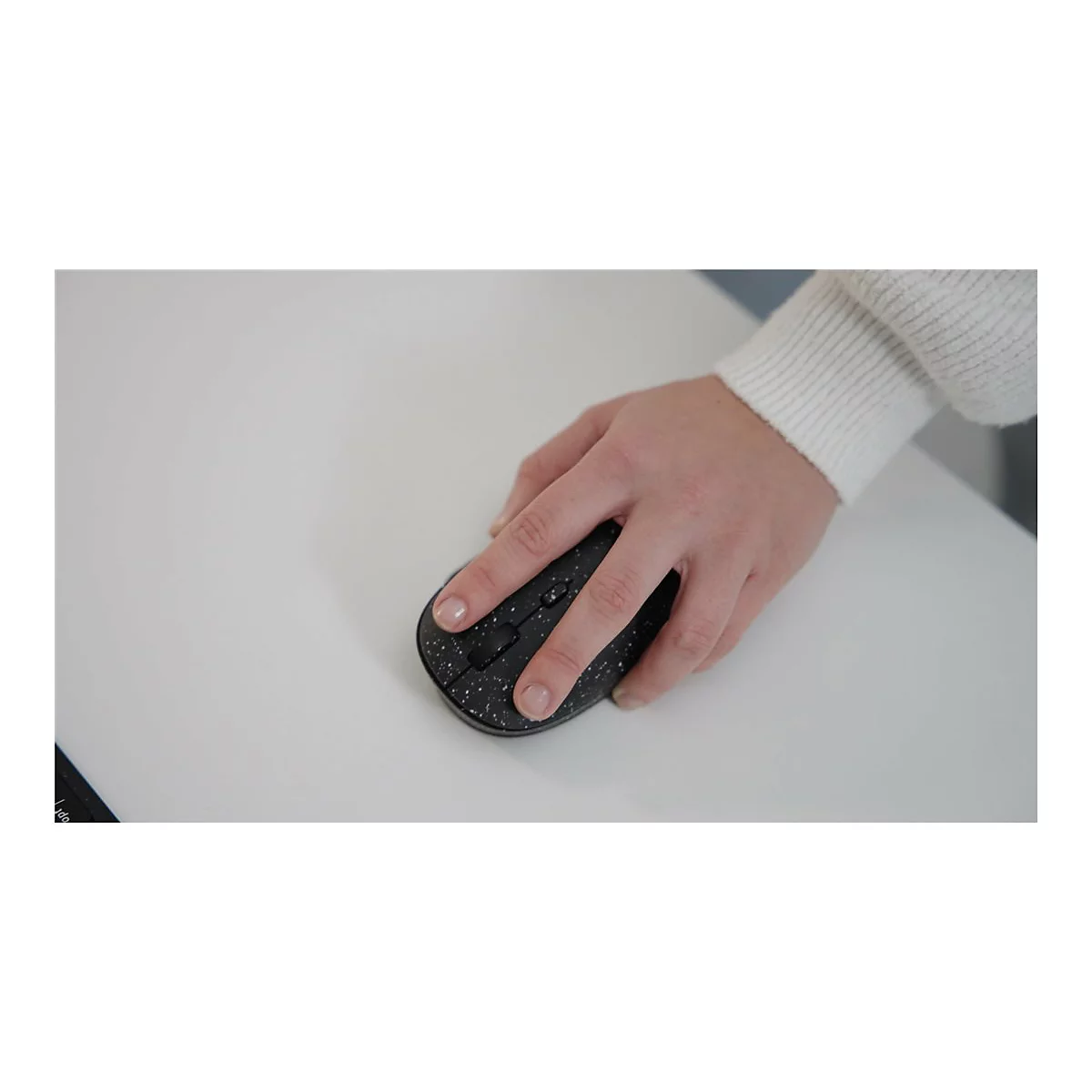 Targus ErgoFlip EcoSmart - Maus - nachhaltig, beidhändig - ergonomisch - rechts- und linkshändig - optisch