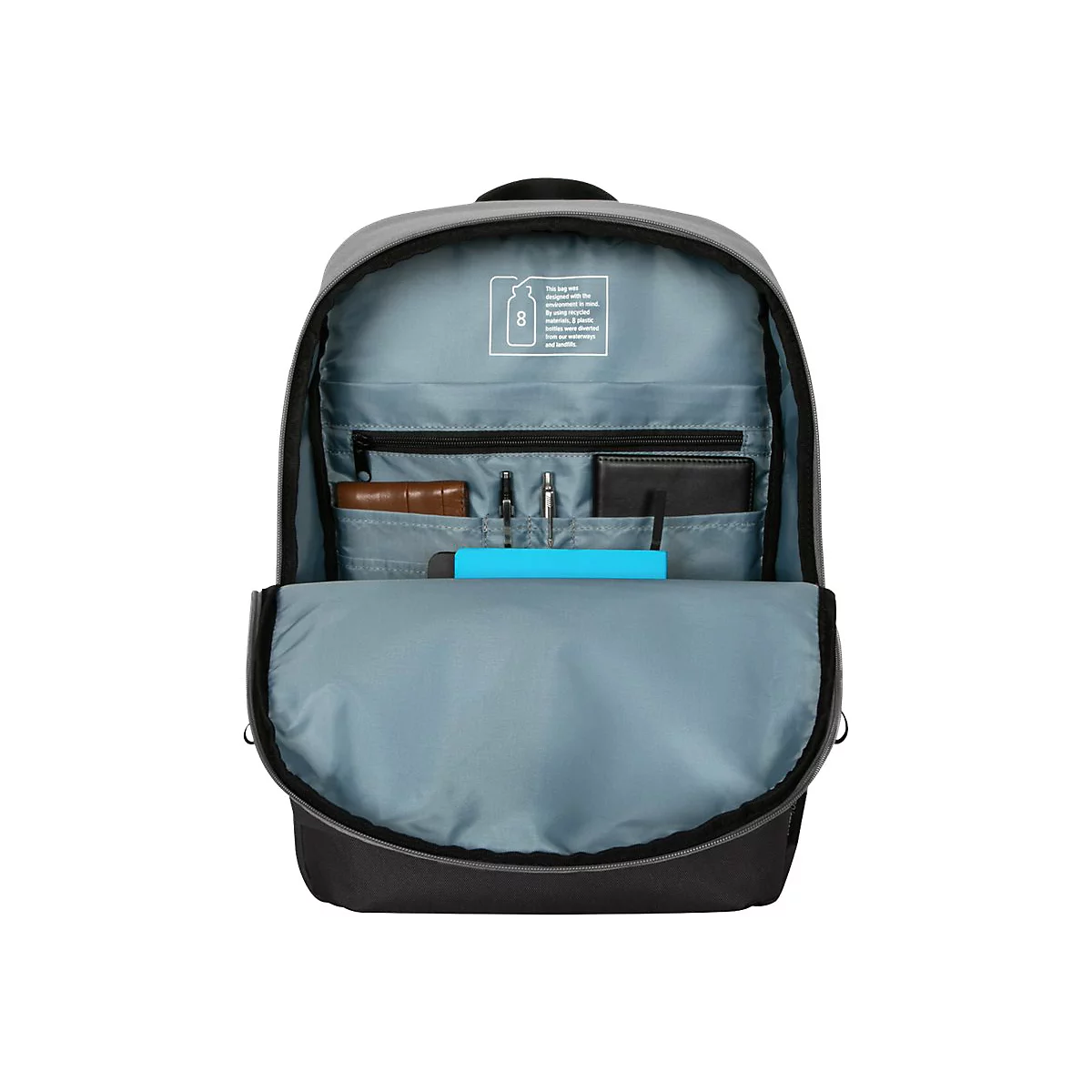 Targus Sagano EcoSmart Commuter - Notebook-Rucksack - 39.6 cm (15.6') - Schwarz, Grau