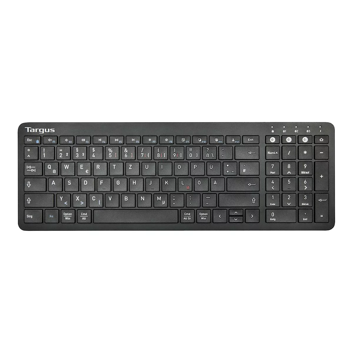 Targus - Tastatur - antimicrobial - kabellos - Bluetooth 5.1 - QWERTZ
