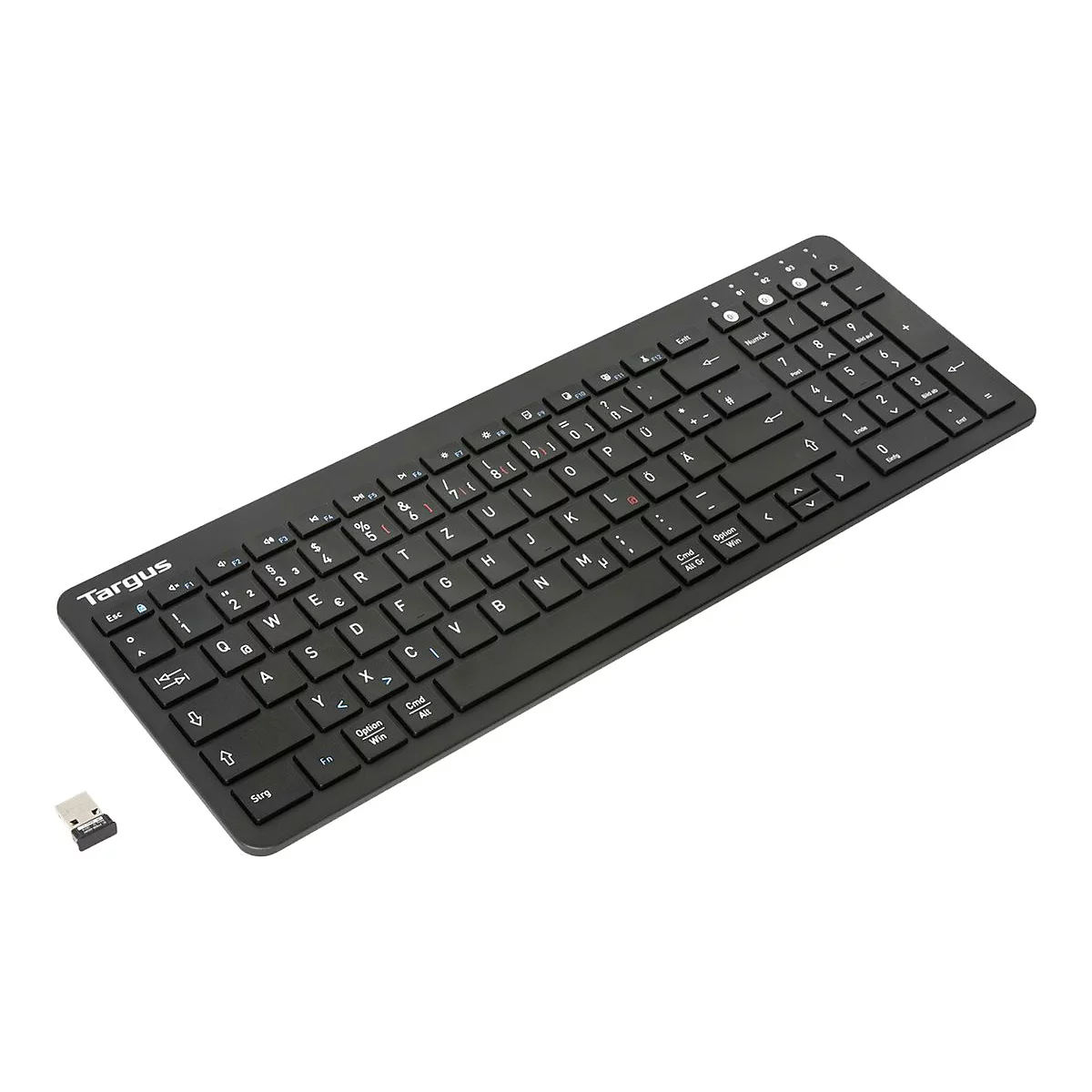Targus - Tastatur - antimicrobial - kabellos - Bluetooth 5.1 - QWERTZ