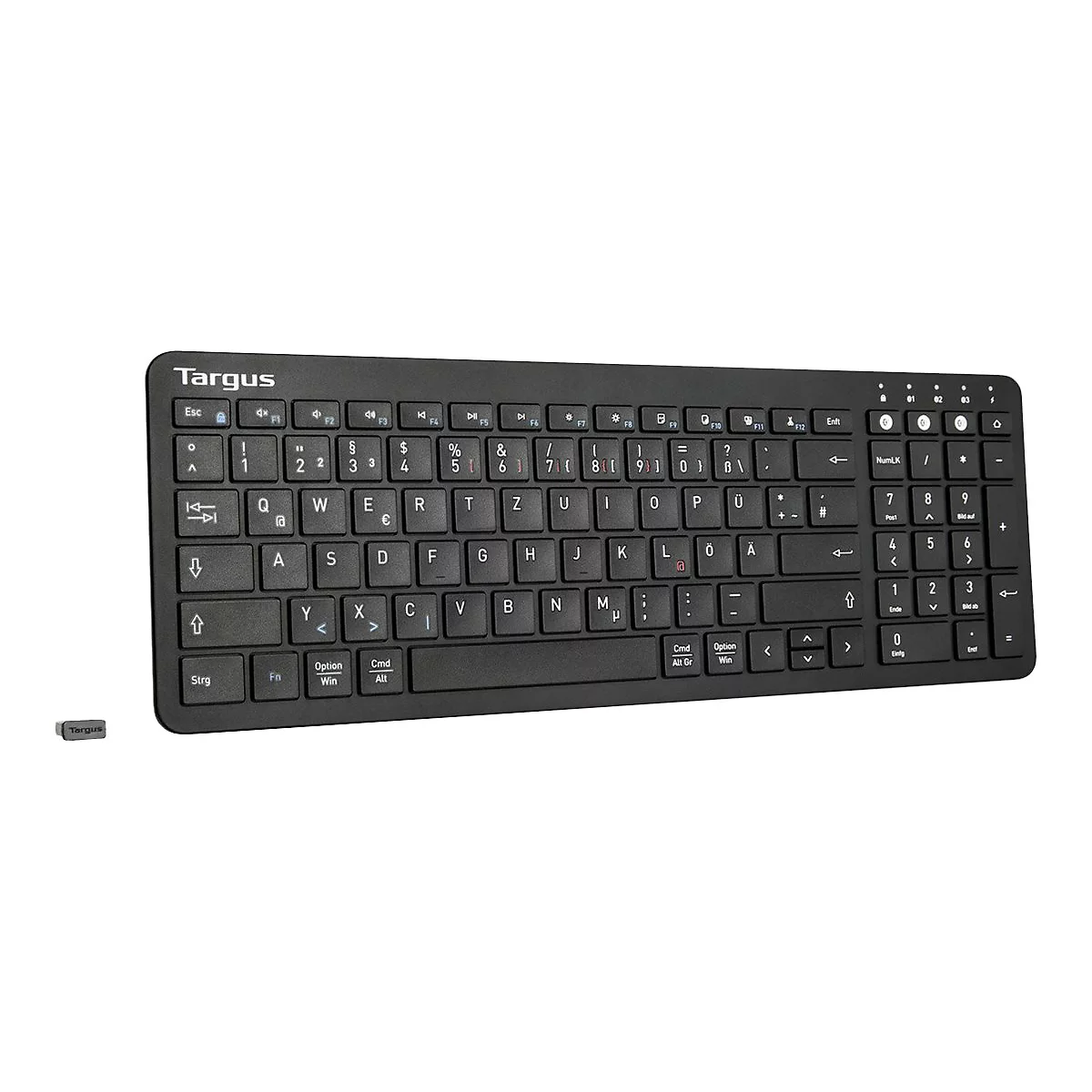 Targus - Tastatur - antimicrobial - kabellos - Bluetooth 5.1 - QWERTZ