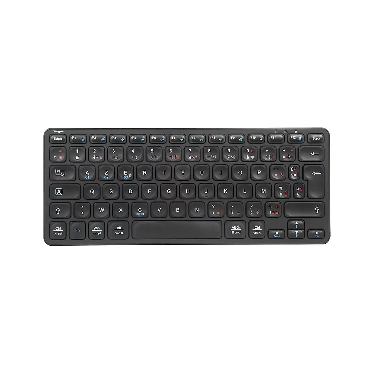 Targus - Tastatur - Mehrgeräte - compact - antimicrobial - kabellos