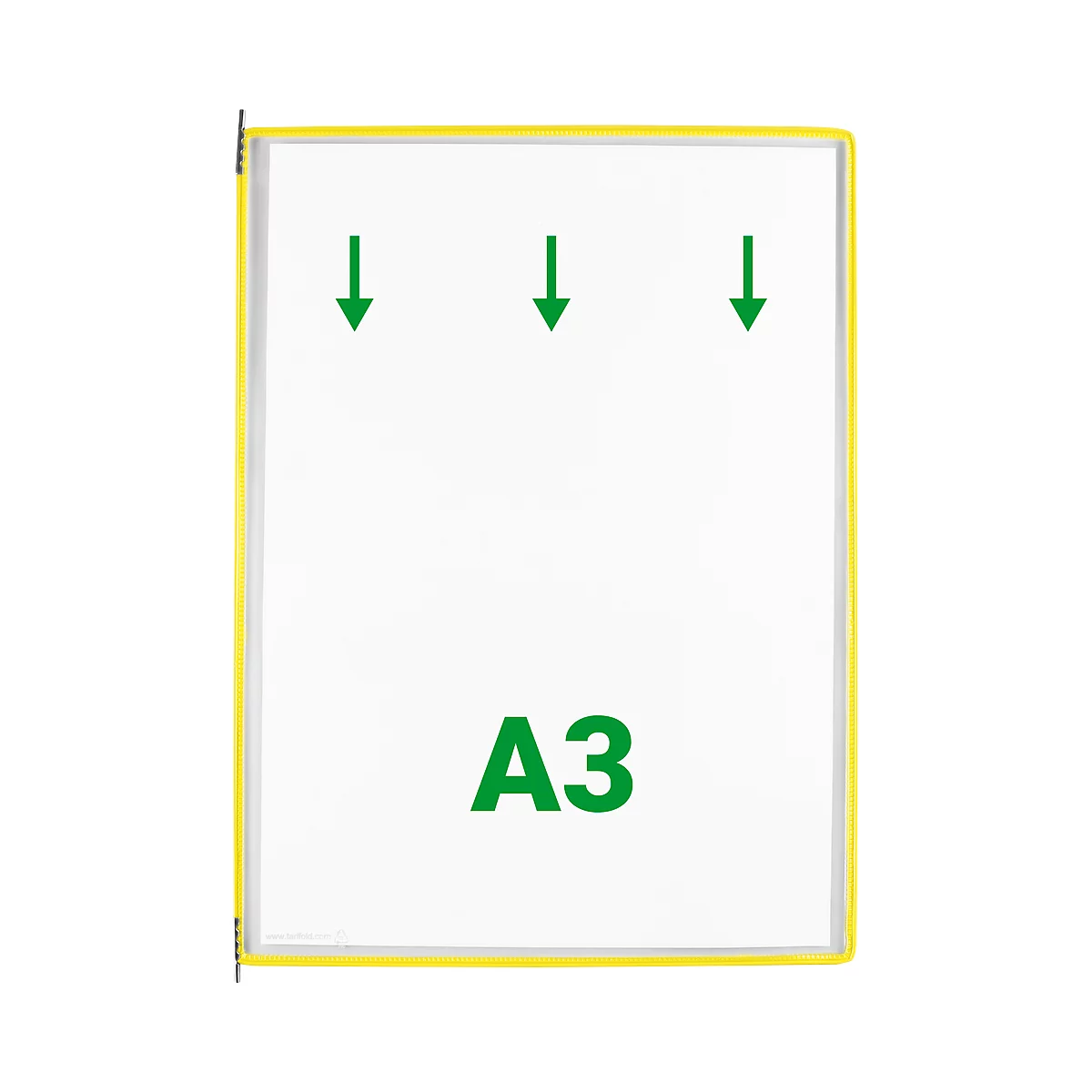 tarifold display panelen DIN A3, geel, 10 stuks