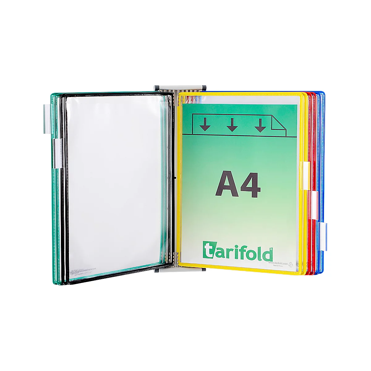 Tarifold Draaibare wandhouder - magnetisch - 10 panelen voor A4 formaat