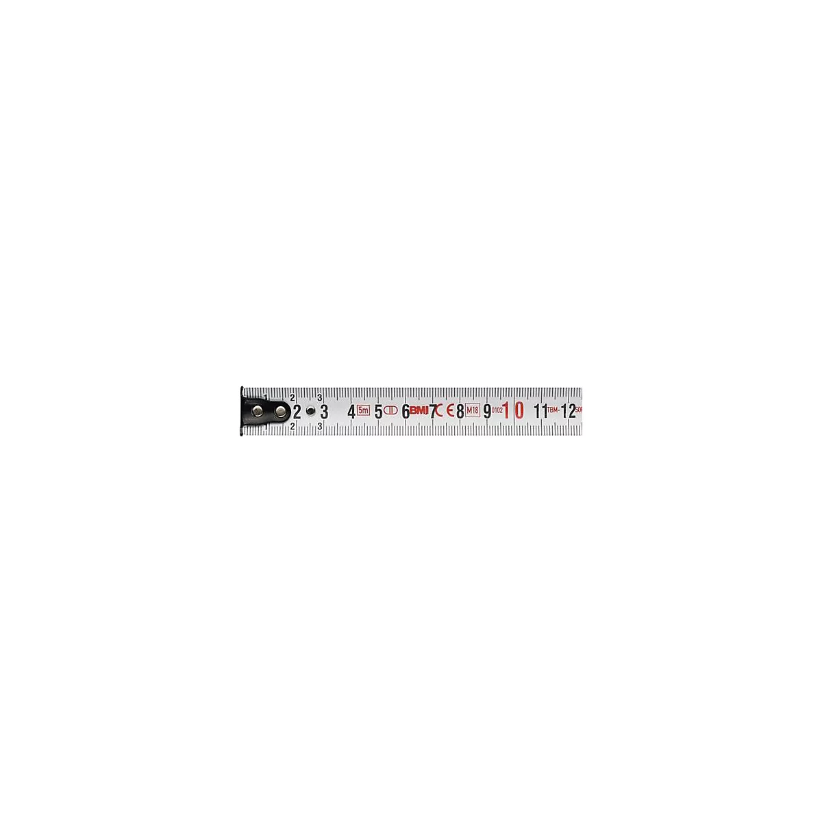 Taschenrollbandmaß chrom L.3m B.16mm mm/cm EG II Ku.Automatic BMI