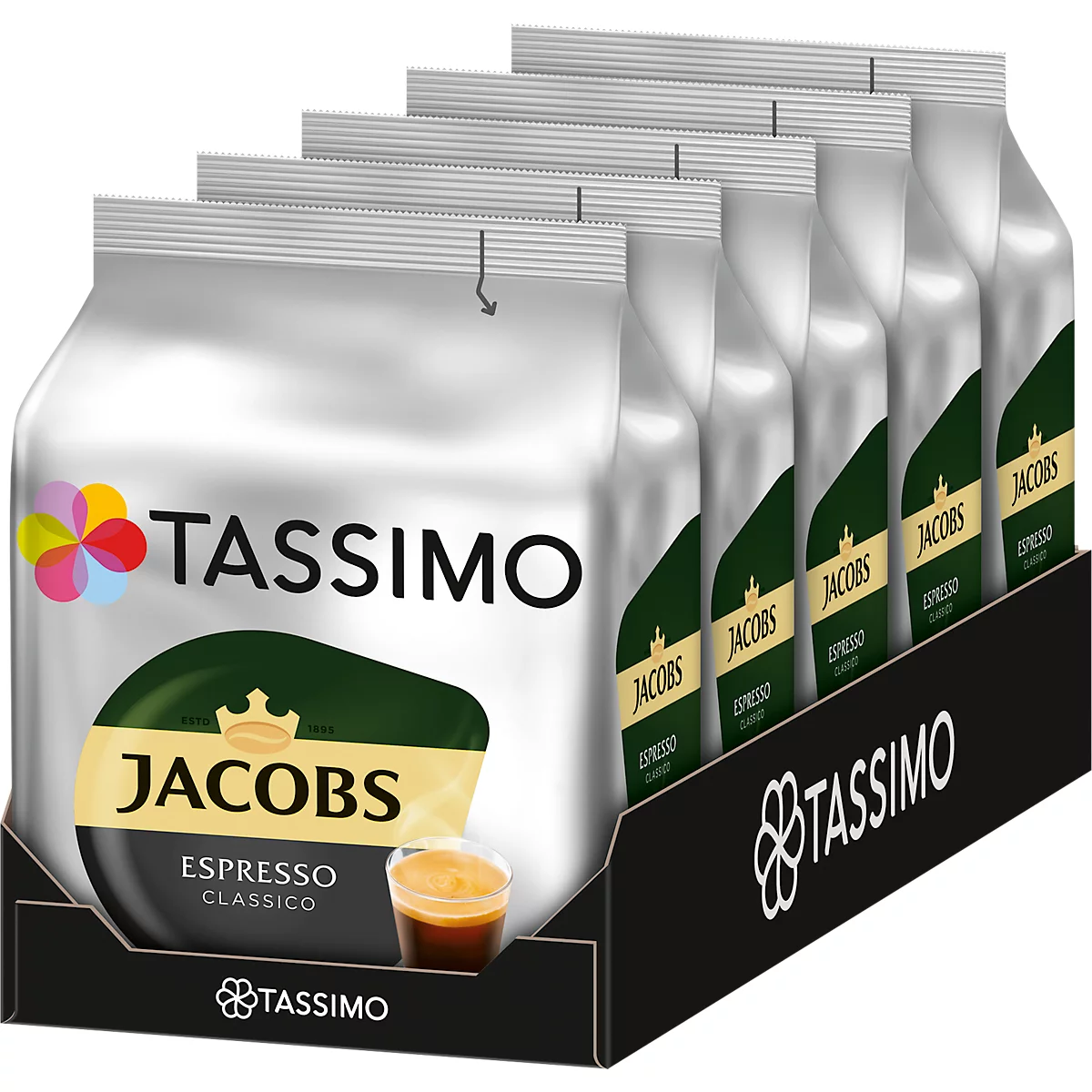 Tassimo koffieschijf Jacobs Espresso Classico, 16 stuks