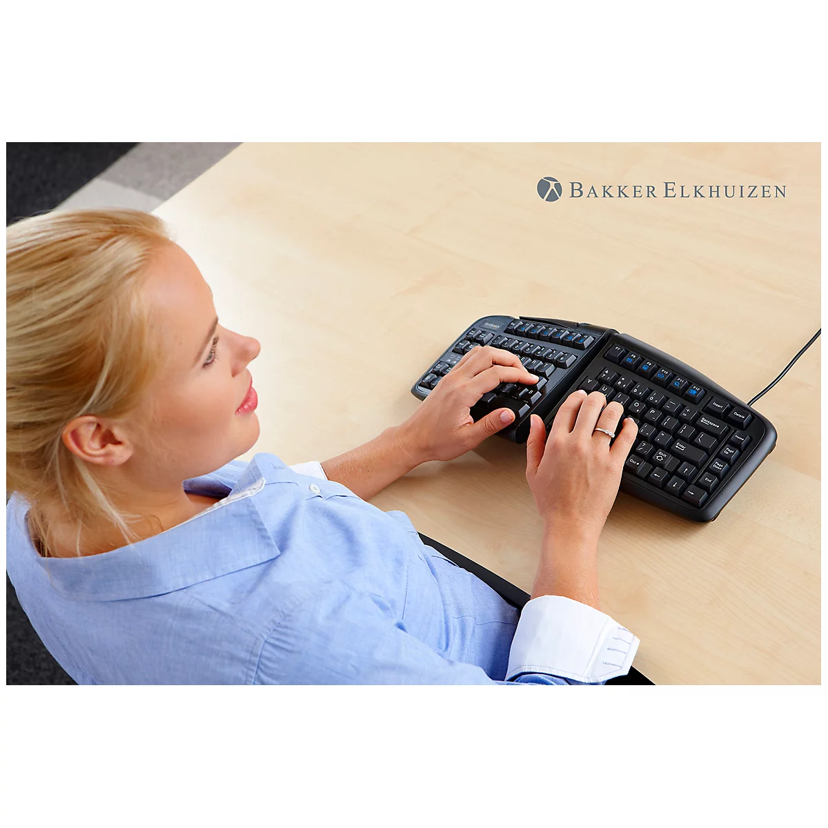 Tastatur Goldtouch Adjustable V2, QWERTZ, stufenlos verstellbar