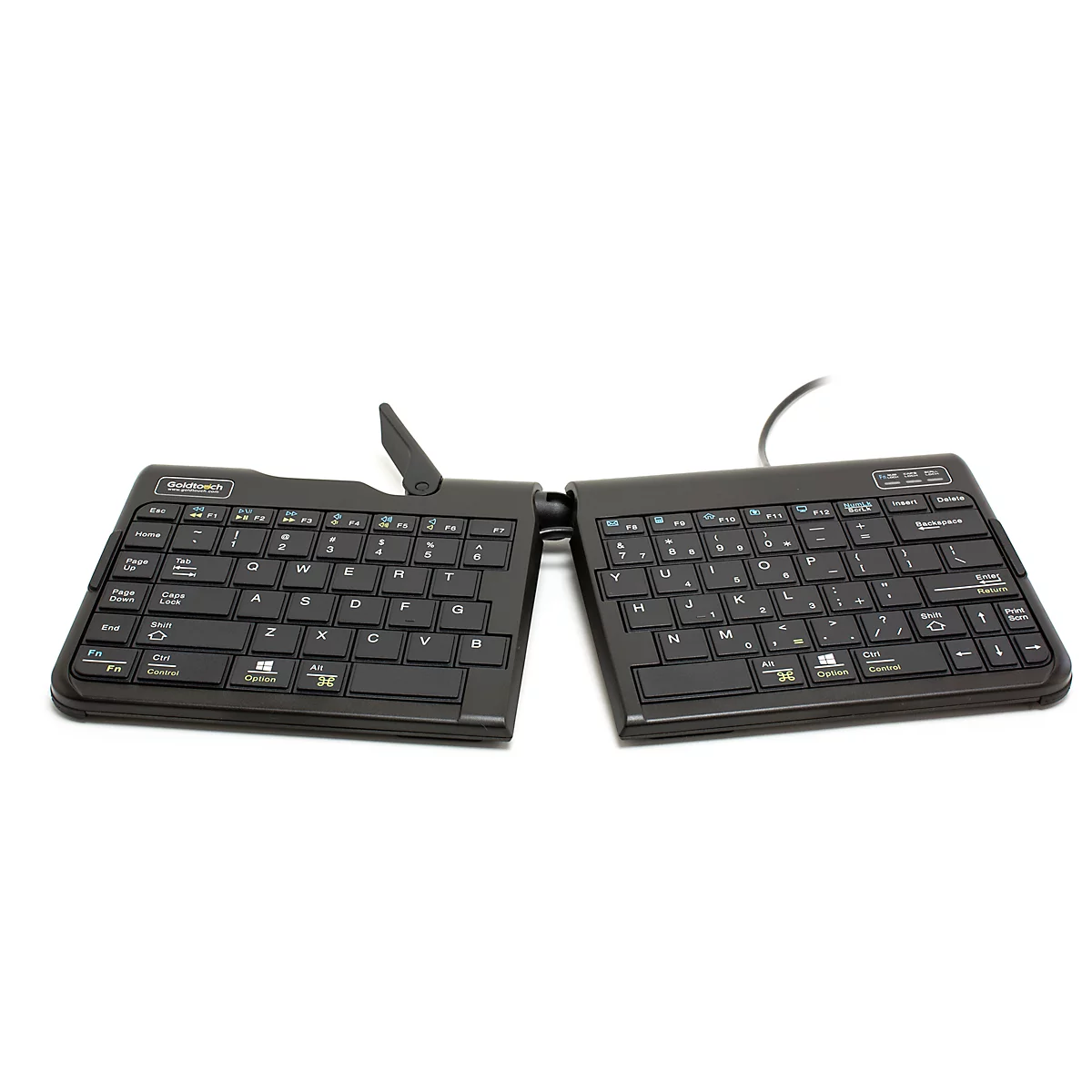Tastatur Goldtouch Travel Go 2, QWERTZ, stufenlos verstellbar