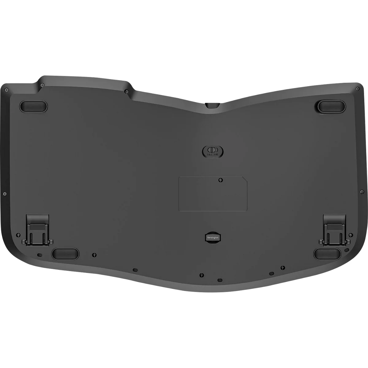 Tastatur Kensington Pro Fit™ Ergo KB675 EQ TKL, kabellos, wiederaufladbarer Akku, QWERTZ, für bis zu 3 Endgeräte, Handballenauflage, PCR, schwarz