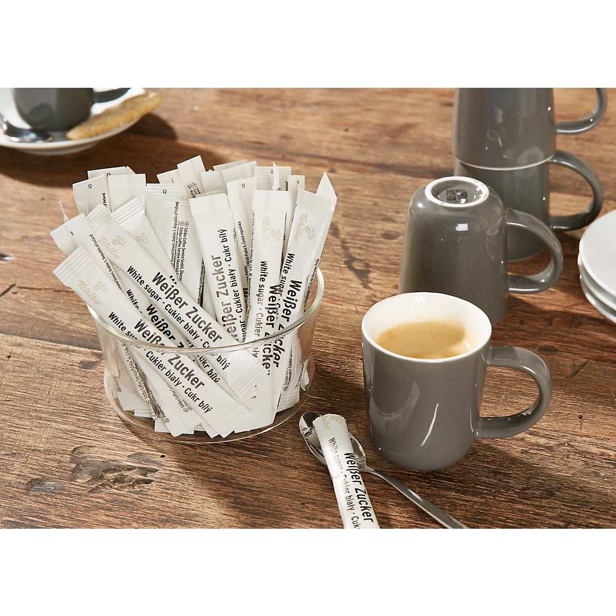 Tchibo Zuckersticks, Weißzucker, 1000 Stück à 4 g