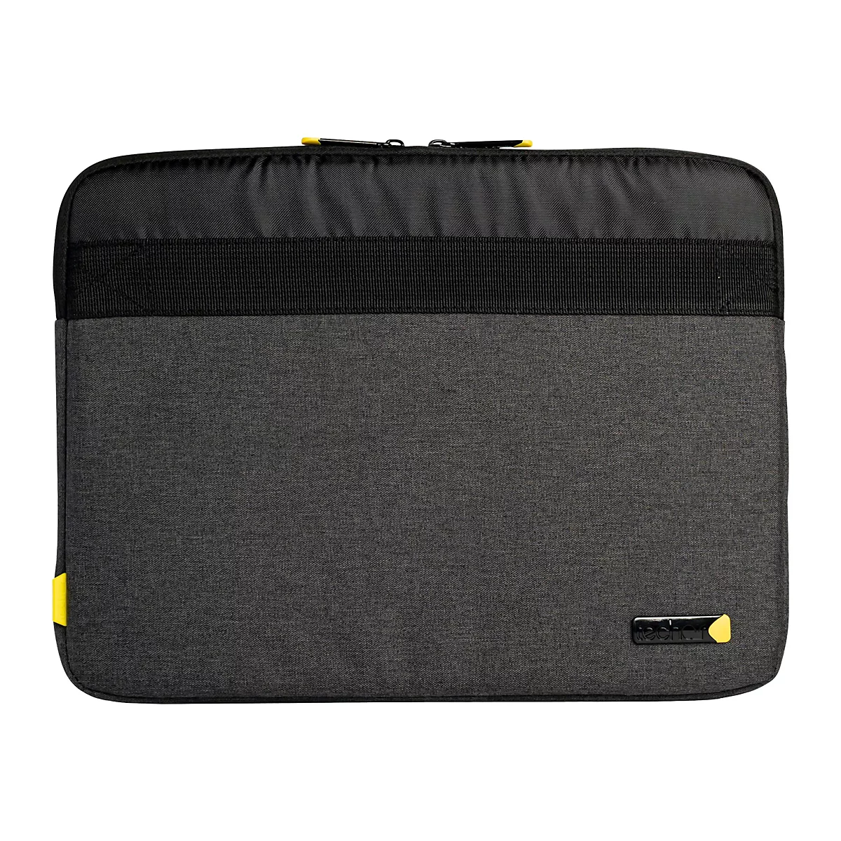 techair Eco - Notebook-Hülle - 35.8 cm - 12' - 14.1' - Grau/Schwarz