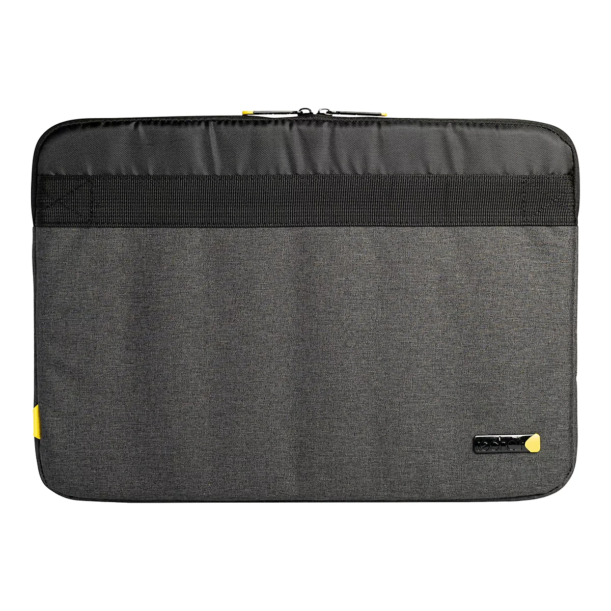 techair Eco - Notebook-Hülle - 39.6 cm - 14' - 15.6' - Schwarz/Grau