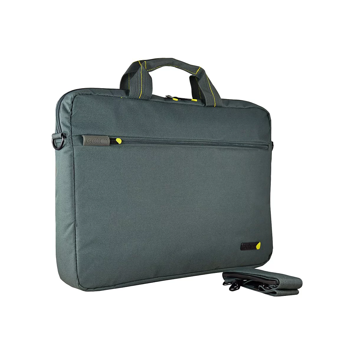 techair - Notebook-Schultertasche - 39.6 cm (15.6') - Grau
