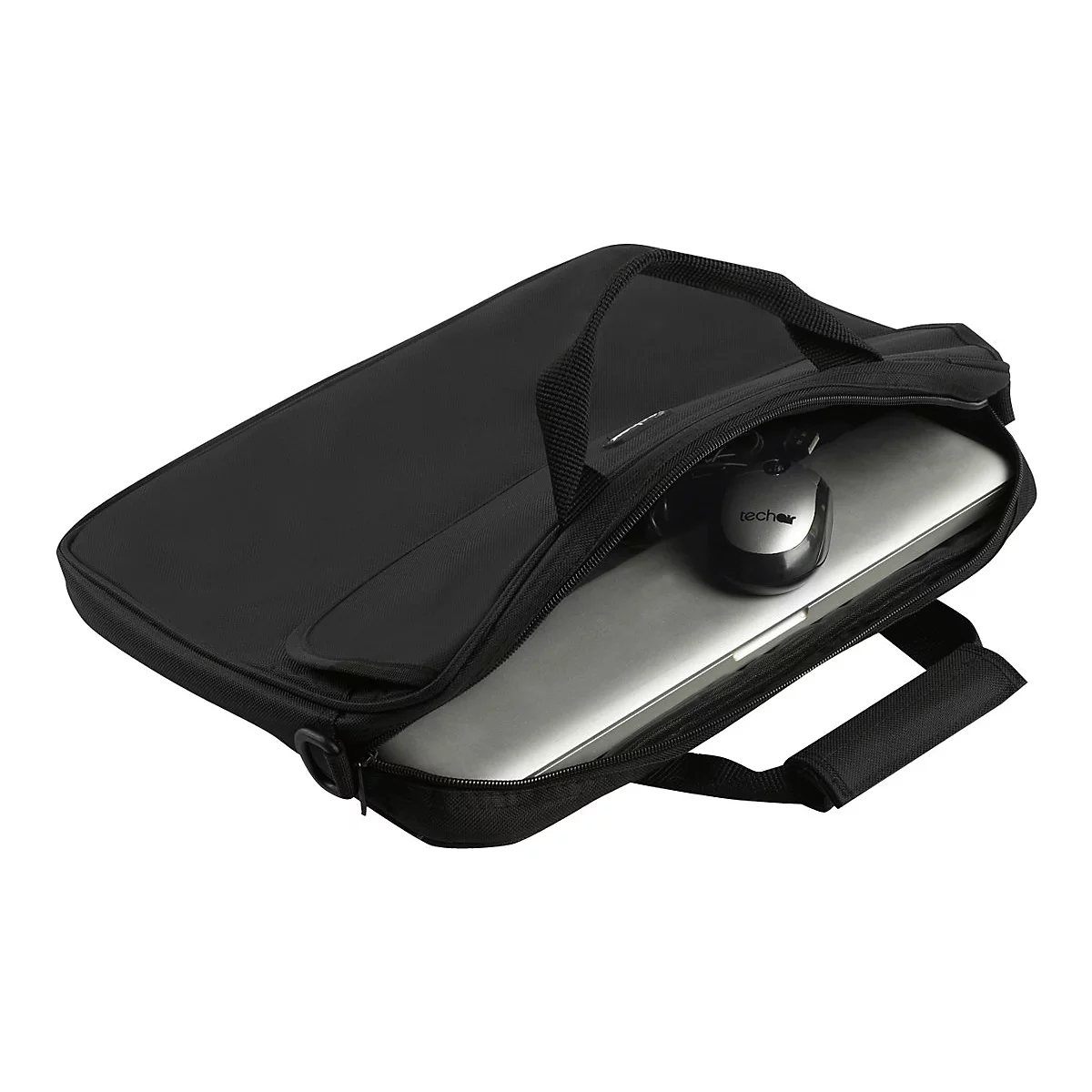 techair - Notebook-Schultertasche - 39.6 cm (15.6') - Schwarz