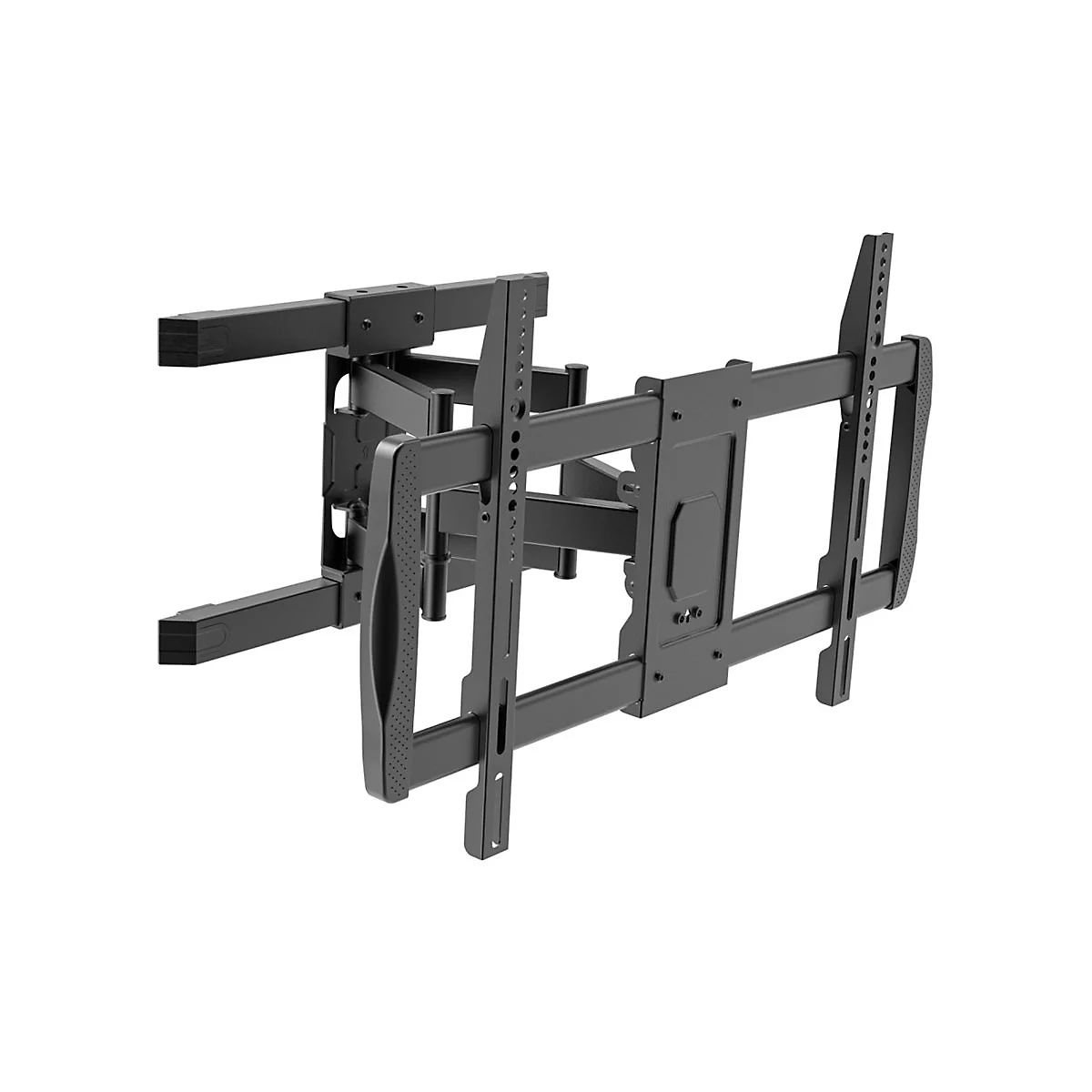 TECHly - Befestigungskit (Wandbefestigung) - Full-Motion Dual-Arm - für Curved Panel/Flat Panel - Stahl - Schwarz