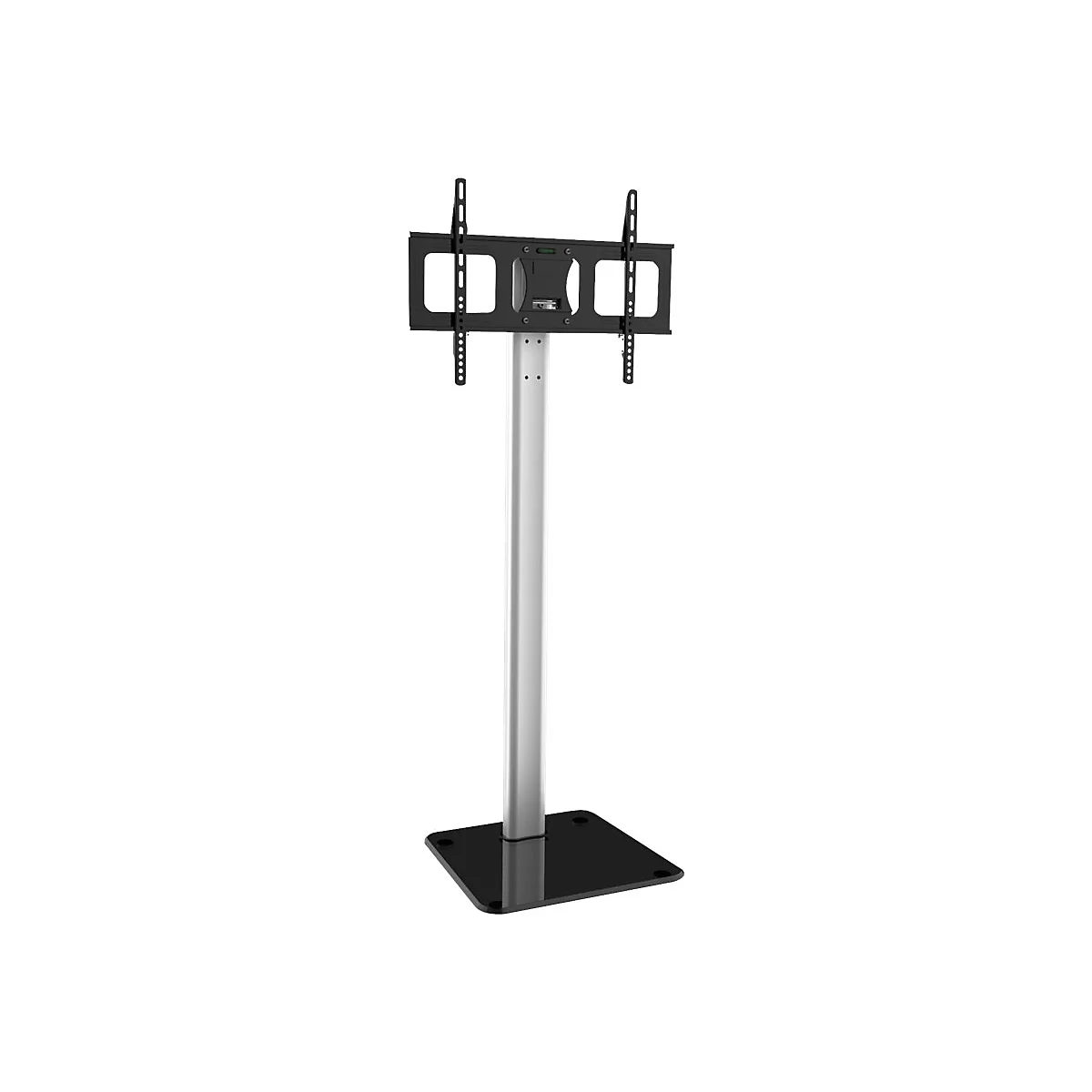 TECHly Floor Support - Aufstellung - für LCD-Display - Aluminium - Schwarz, Silber - Bildschirmgröße: 81.3-177.8 cm (32'-70')