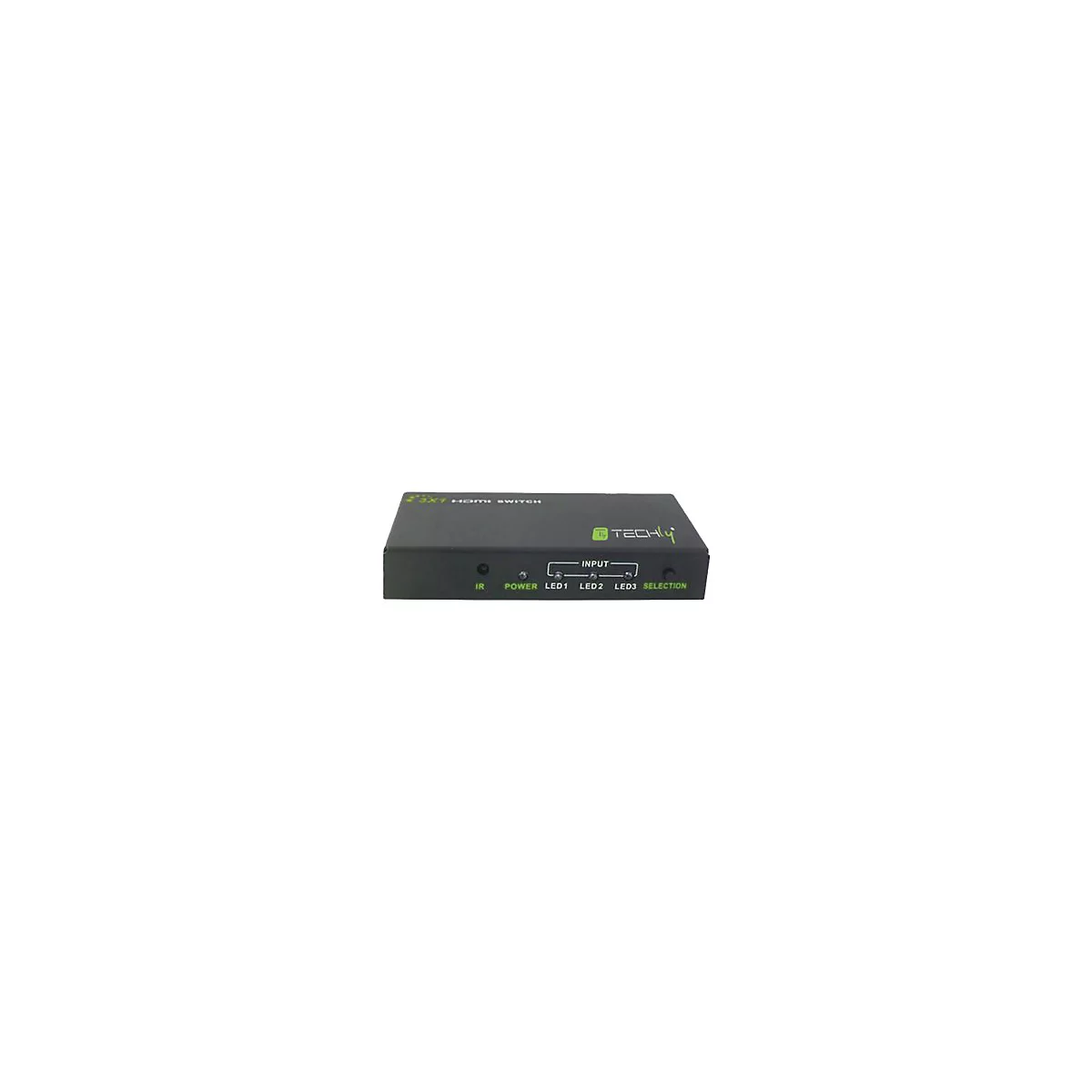 TECHly HDMI 3 IN 1 OUT with Remote Control, 4Kx2K, 3D - Video/Audio-Schalter - 3 Anschlüsse
