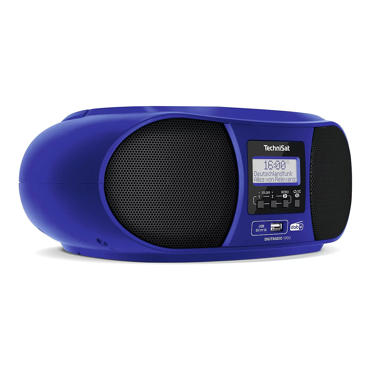 TechniSat DigitRadio 1990 - Audiosystem - 2 x 1.5 Watt - Blau