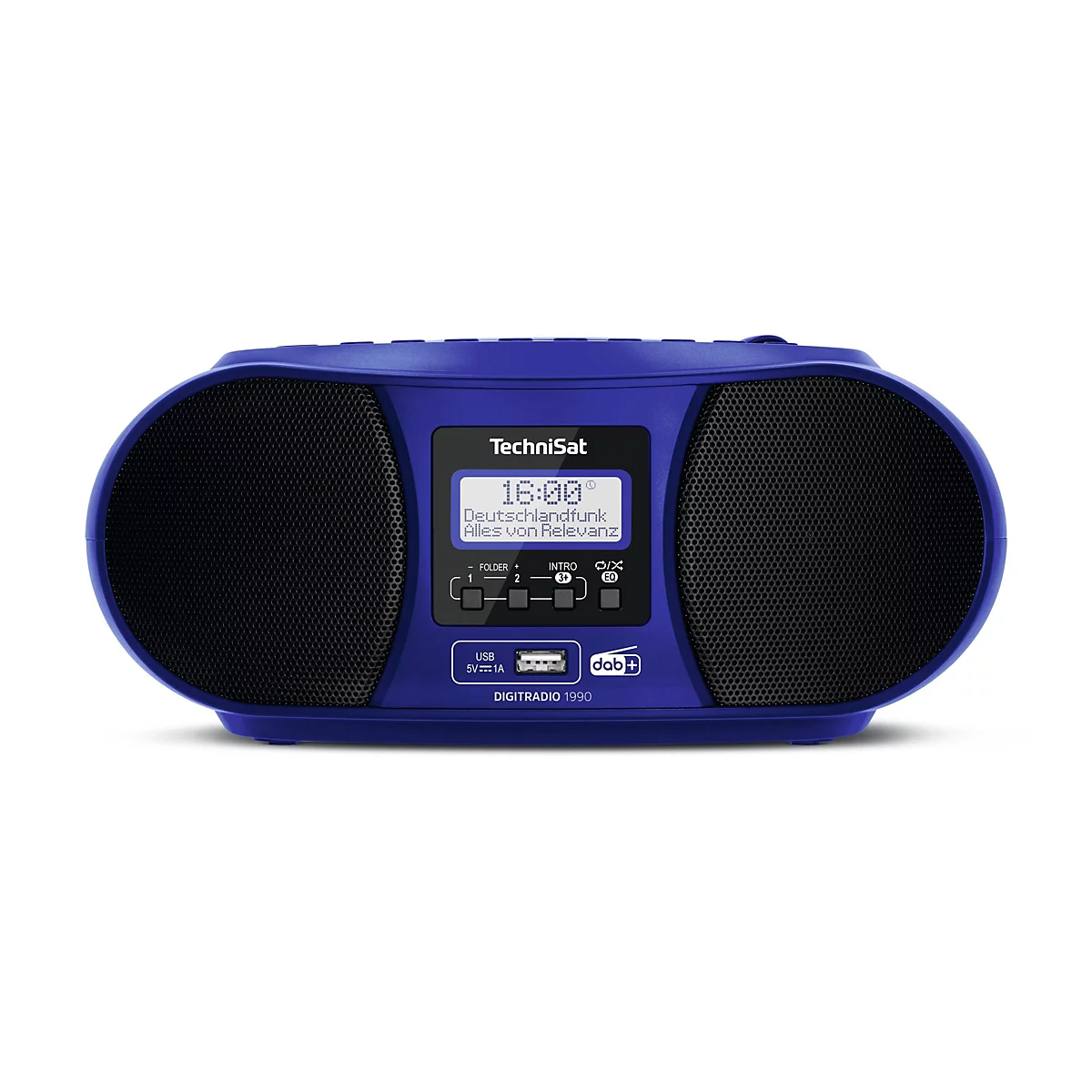 TechniSat DigitRadio 1990 - Audiosystem - 2 x 1.5 Watt - Blau