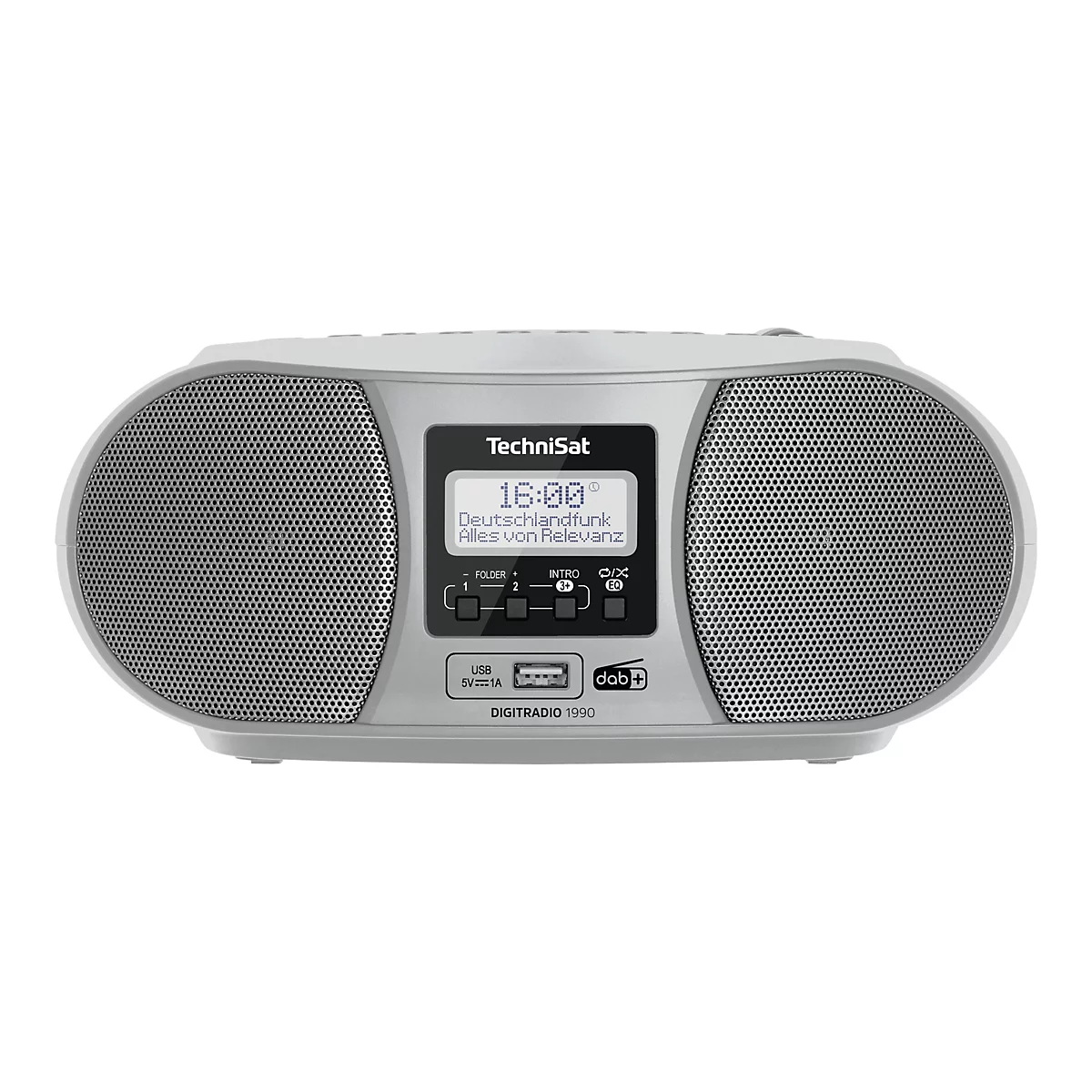 TechniSat DigitRadio 1990 - Ghettoblaster - Silber