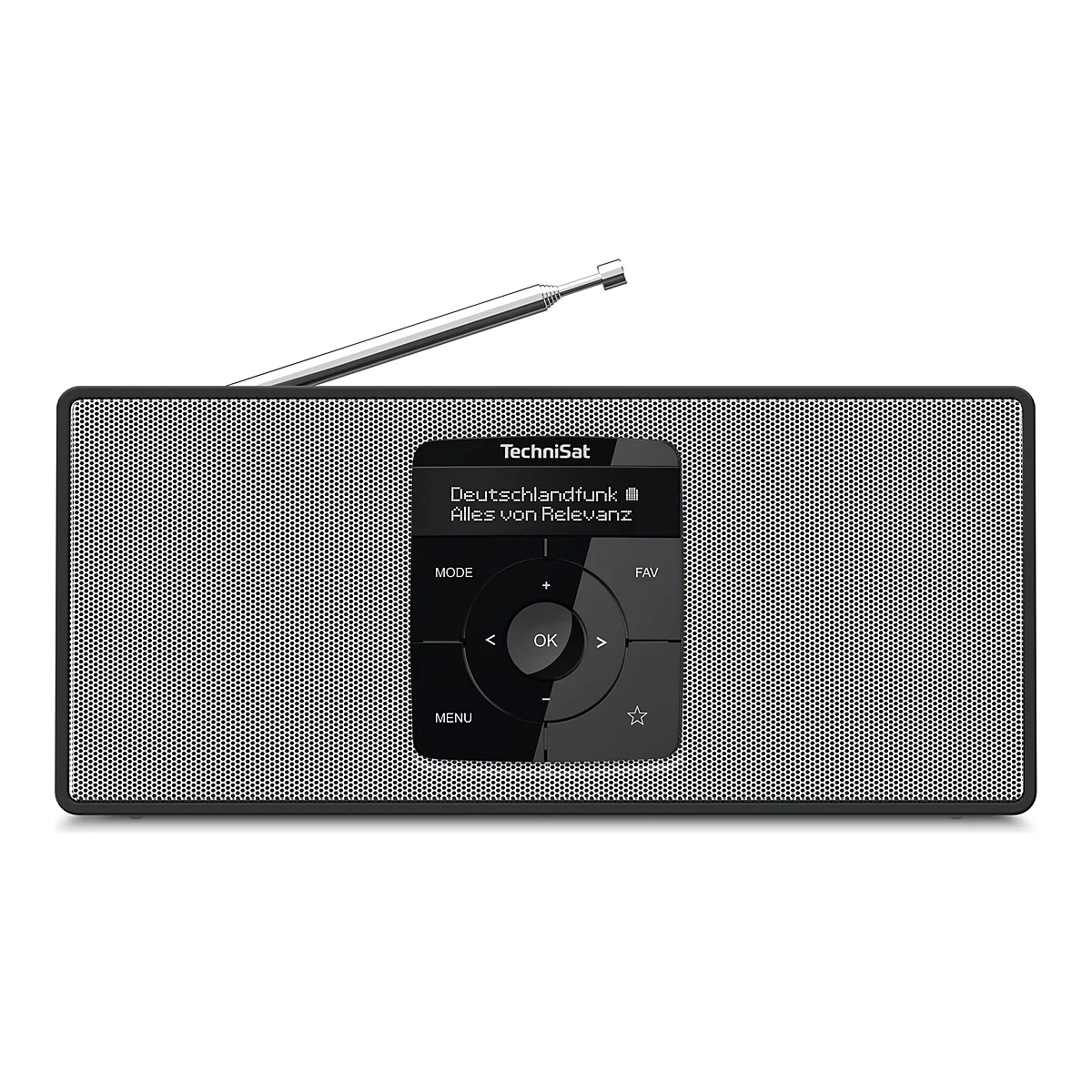 TechniSat DigitRadio 2 S - DAB+-Radio - Schwarz, weiß