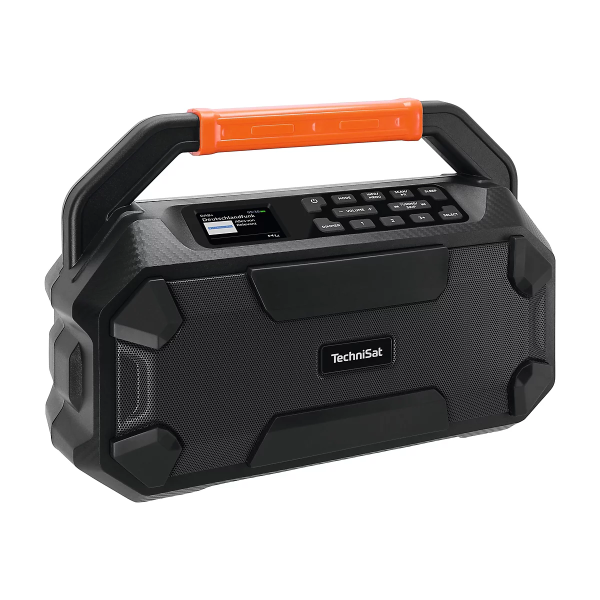 TechniSat DigitRadio 231 OD - Tragbares DAB-Radio - 30 Watt - Schwarz
