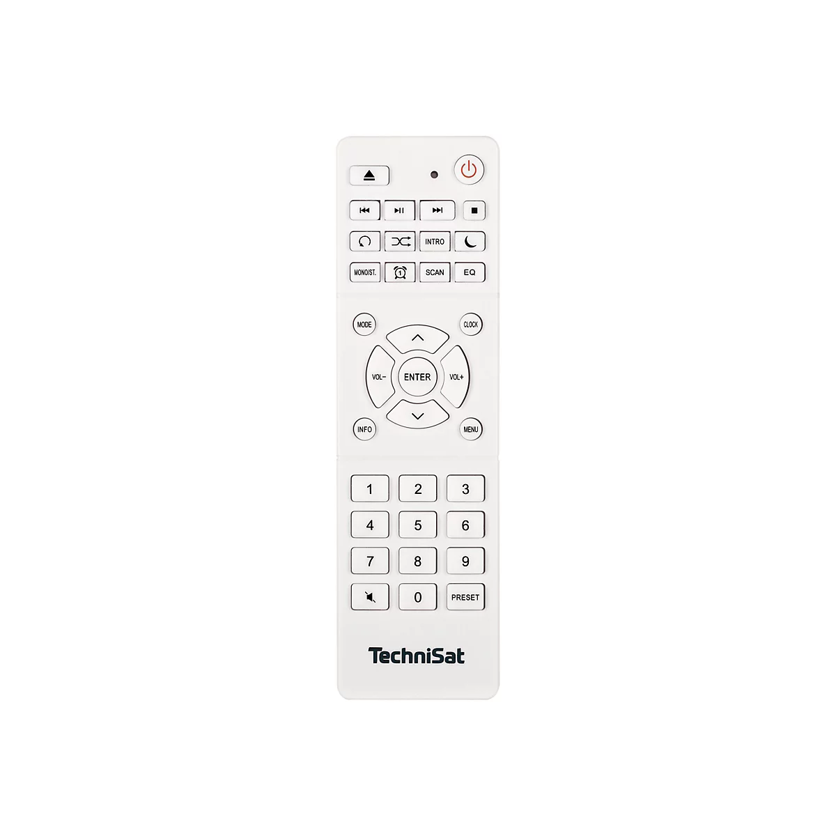 TechniSat DigitRadio 370 CD BT - Audiosystem - 2 x 5 Watt - weiß