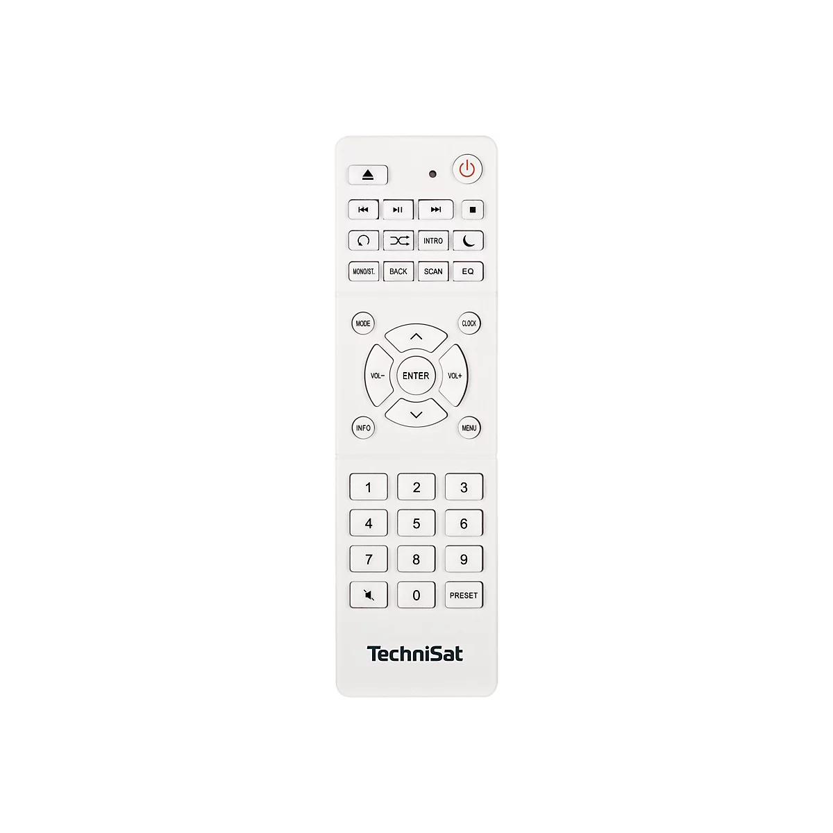 TechniSat DigitRadio 370 CD IR - Audiosystem - 2 x 5 Watt - weiß