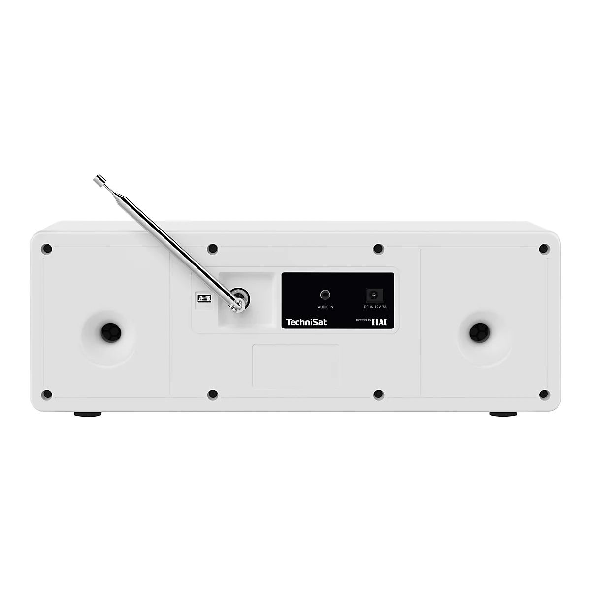 TechniSat DigitRadio 4 C - DAB-Radio - 2 x 10 Watt - weiß