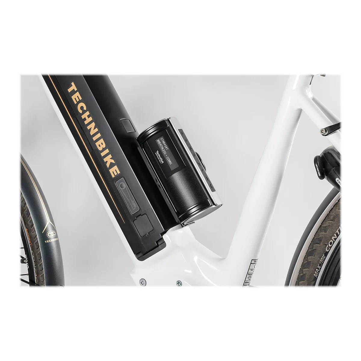 TechniSat DigitRadio Bike 1 - Tragbares DAB-Radio - 5 Watt - Schwarz, Silber