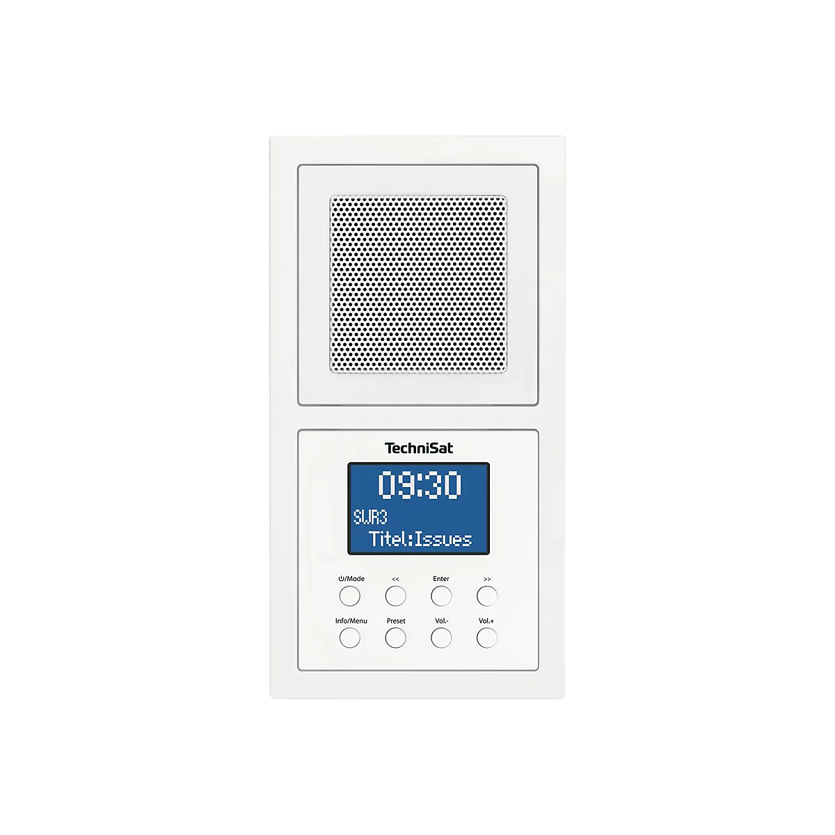 TechniSat DigitRadio UP 1 - DAB-Radio - 1 x 2 Watt - weiß