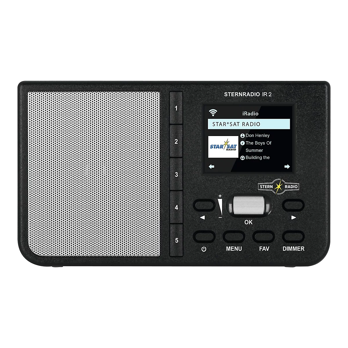 TechniSat STERNRADIO IR 2 - Internetradio - 2 Watt - Schwarz
