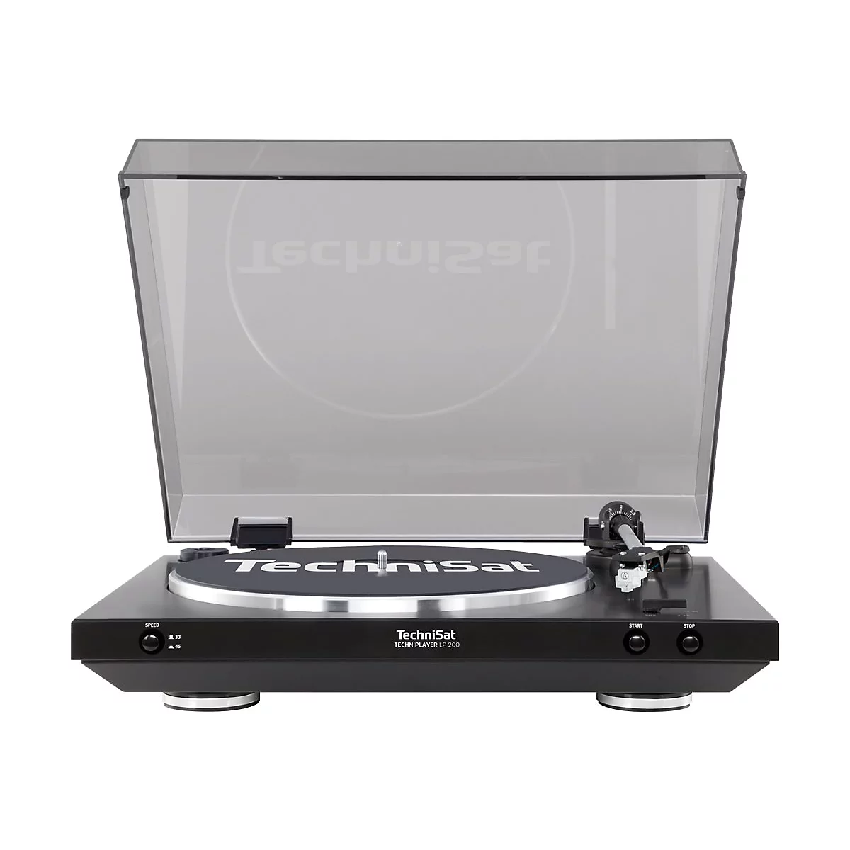 TechniSat TechniPlayer LP 200 - Plattenspieler - Schwarz, Silber