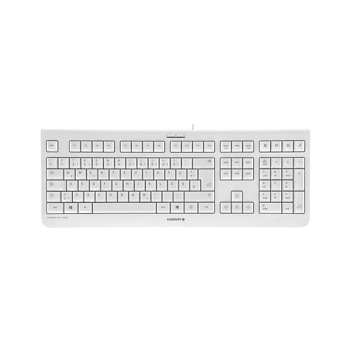 Teclado polivalente KC 1000, gris claro