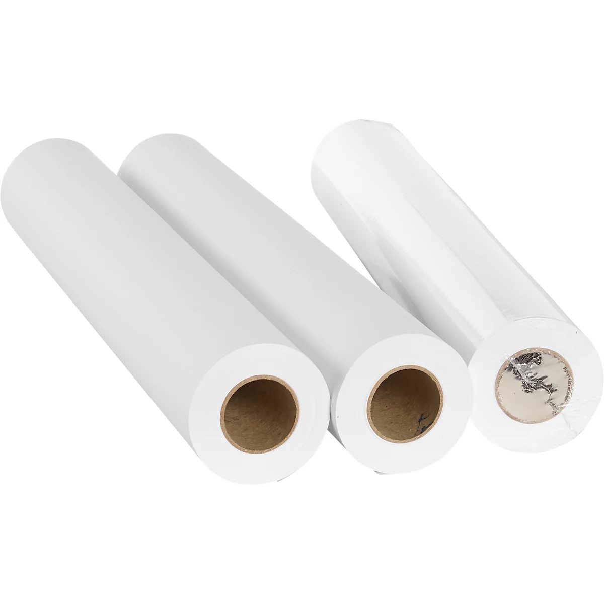 tecno Plotterrollen CAD 90, 61 cm x 50 m, 90 g/m², weiß, ungestrichen, Karton = 3 Rollen