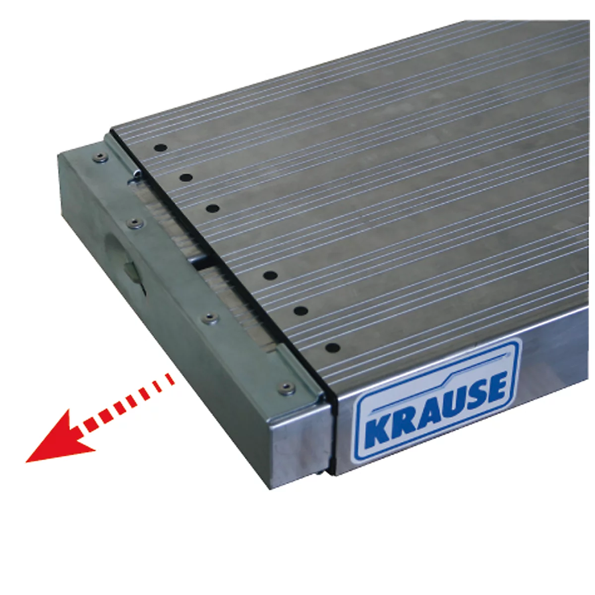 Teleboard, van aluminium, lengte 3 meter, incl. board stand